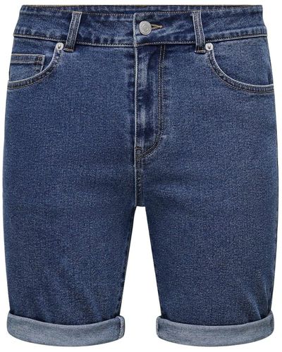 Only & Sons Shorts 'ply' - Blau