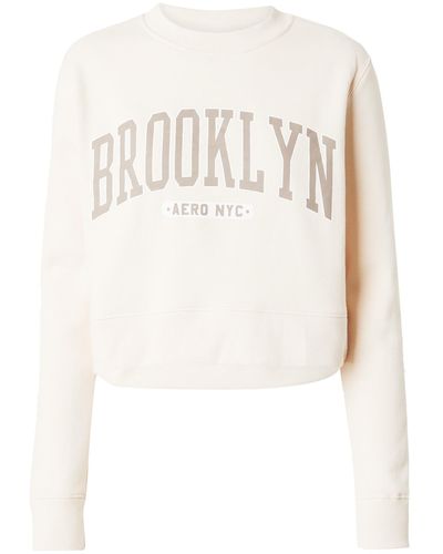 Aéropostale Sweatshirt 'brooklyn' - Weiß