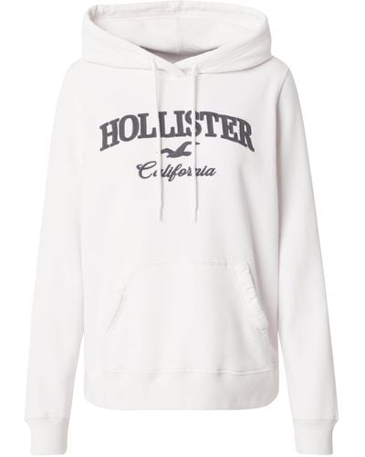 Hollister Sweatshirt 'tech core' - Weiß