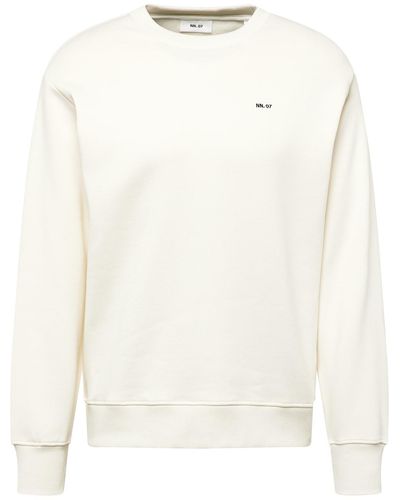 NN07 Sweatshirt 'briggs' - Weiß