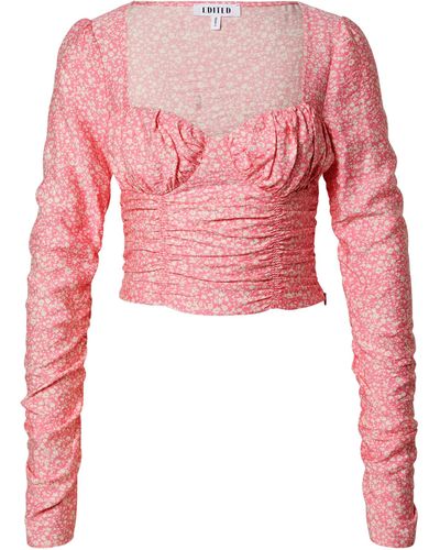 EDITED Edited shirt 'giorgina' mischfarben - Pink