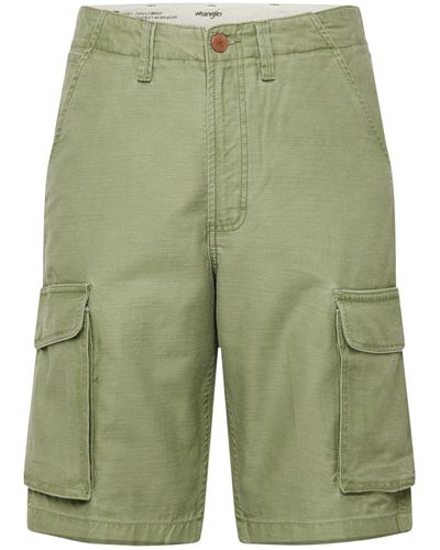 Wrangler Shorts 'casey' - Grün