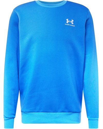 Under Armour Sportsweatshirt 'essential novelty' - Blau