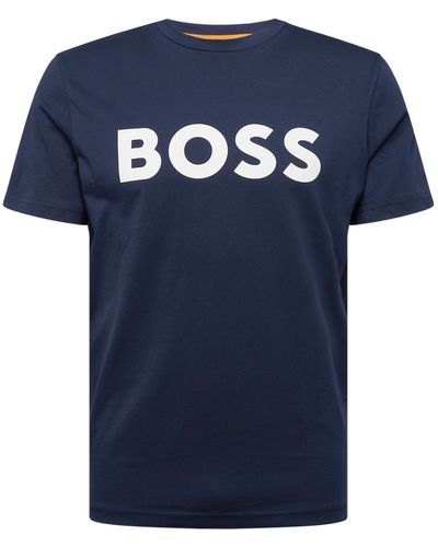 BOSS T-shirt 'thinking 1' - Blau