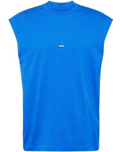 HUGO Shirt 'navertz' - Blau