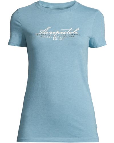 Aéropostale T-shirt 'july' - Blau