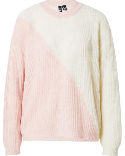 Pieces Pullover 'nille' - Pink