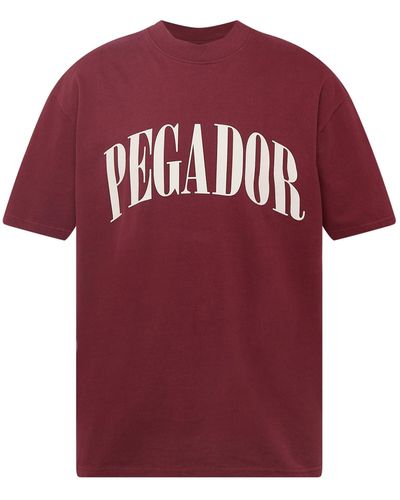 PEGADOR Pegador t-shirt 'cali' - Rot