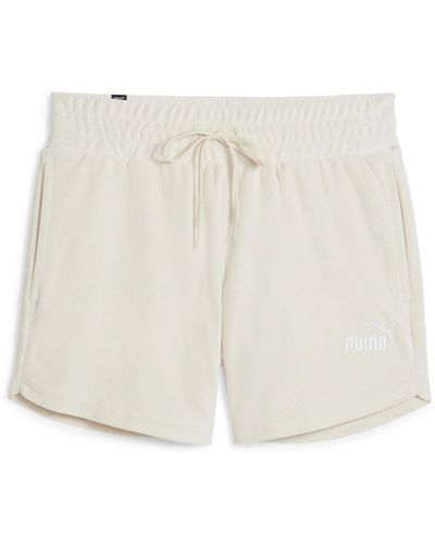 PUMA Shorts 'ess elevated 5' - Weiß