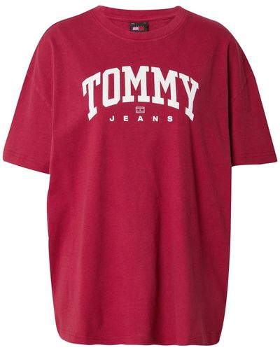 Tommy Hilfiger T-shirt 'varsity' - Rot
