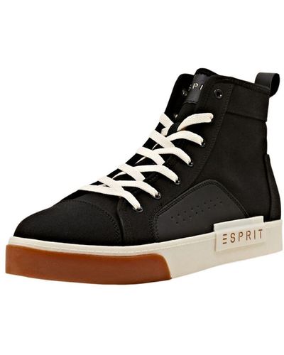 Esprit High Sneaker aus Canvas - Schwarz