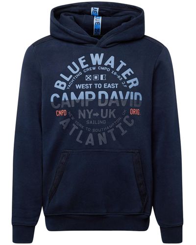 Camp David Sweatshirt - Blau