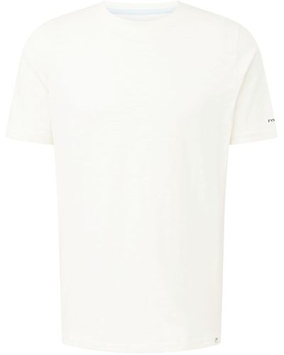 Fynch-Hatton T-shirt 'slub' - Weiß