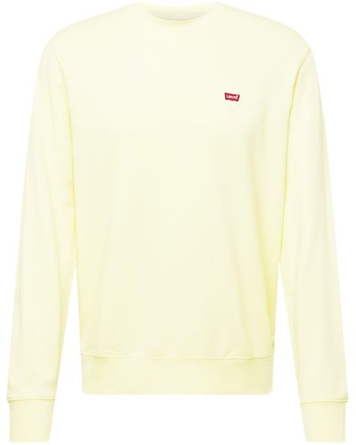 Levi's Sweatshirt 'original housemark' - Gelb