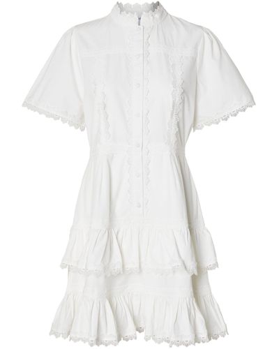 SELECTED Kleid 'mina' - Weiß