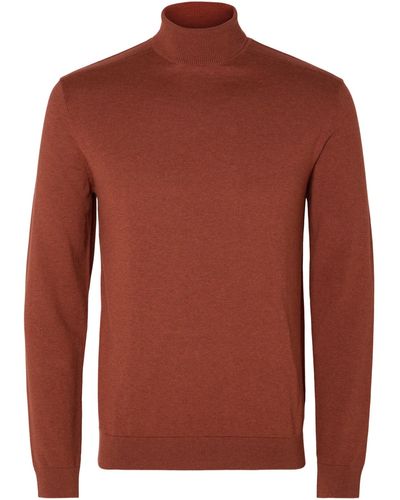 SELECTED Pullover 'berg' - Rot