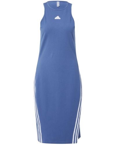 adidas Sportkleid 'future icons three stripes' - Blau