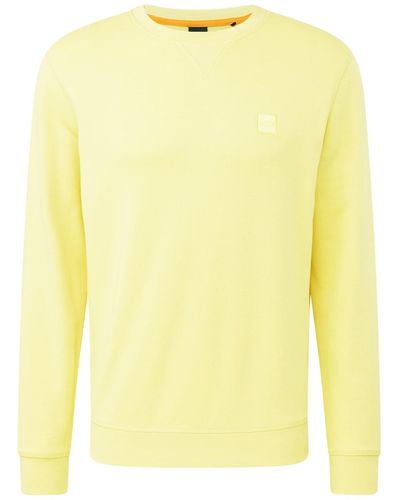 BOSS Sweatshirt 'westart' - Gelb