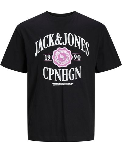 Jack & Jones T-Shirt Lucca (1-tlg) - Schwarz