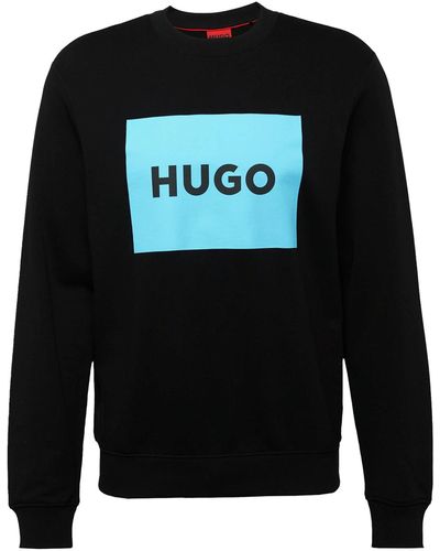 HUGO Sweatshirt 'duragol222' - Schwarz