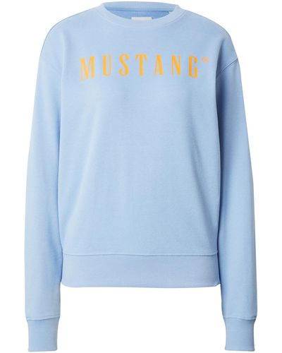 Mustang Sweatshirt 'aberdeen' - Blau