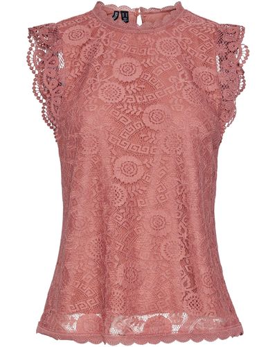 Pieces Bluse 'olline' - Pink
