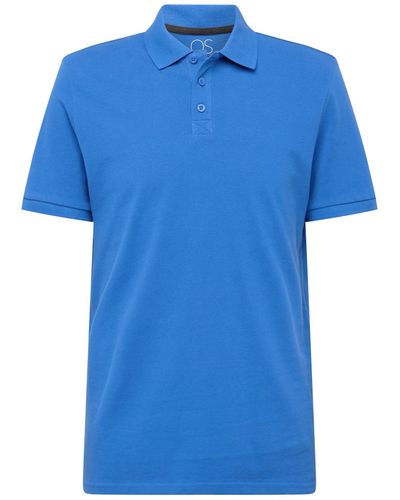 QS Poloshirt - Blau