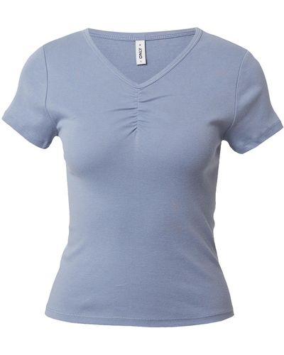 ONLY T-shirt 'kira' - Blau