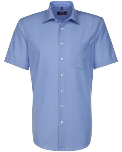 Seidensticker Hemd - Blau