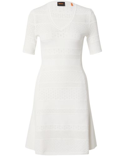 BOSS Kleid 'c_fanube' - Weiß