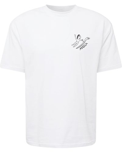 Makia T-shirt 'navigation' - Weiß