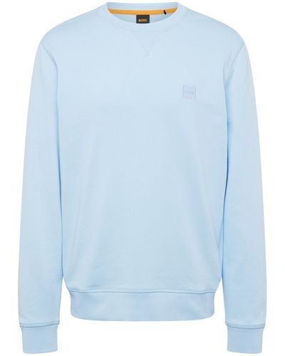 BOSS Sweatshirt 'westart' - Blau