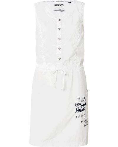 SOCCX Kleid - Weiß