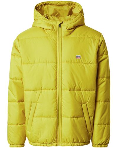 Levi's Übergangsjacke 'telegraph hood shrt jkt' - Gelb