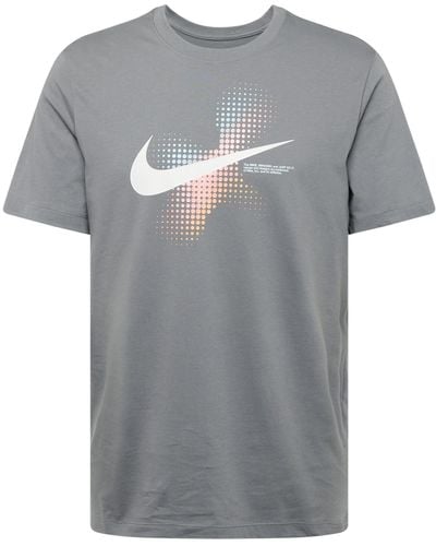 Nike T-shirt 'swoosh' - Grau