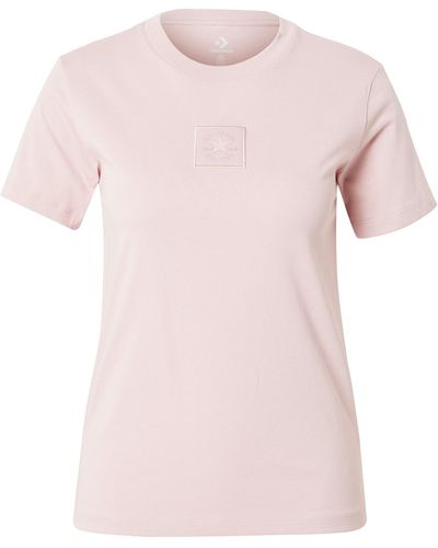 Converse T-shirt 'chuck taylor embro' - Pink