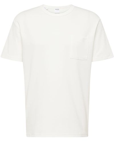 SELECTED T-shirt 'slhrelaxsean' - Weiß