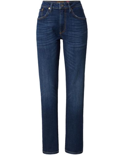 Superdry Jeans 'vintage slim straight' - Blau