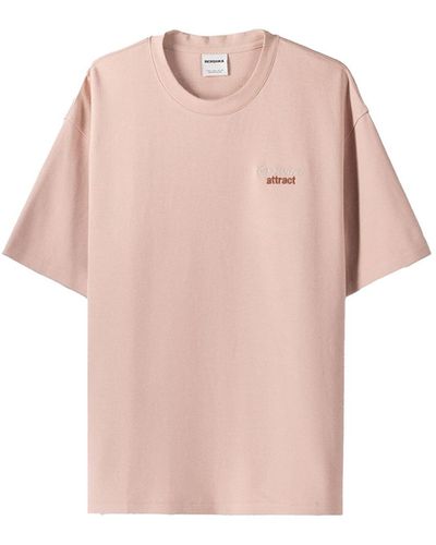Bershka T-shirt - Pink