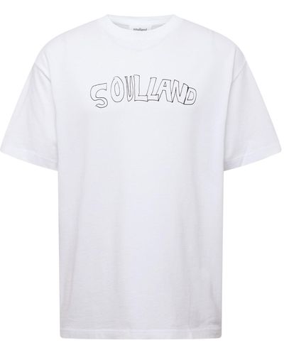 Soulland T-shirt 'kai roberta' - Weiß