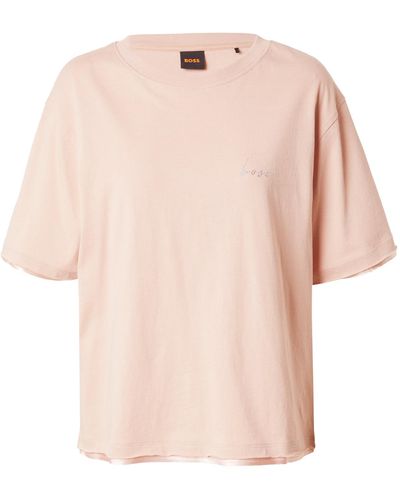 BOSS T-shirt 'c_enis' - Pink