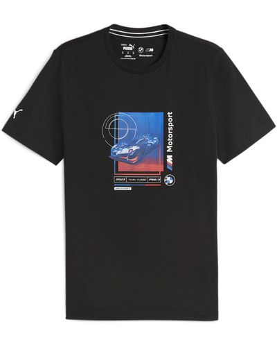 PUMA BMW M T-Shirt mit Motorsport-Grafik - Schwarz