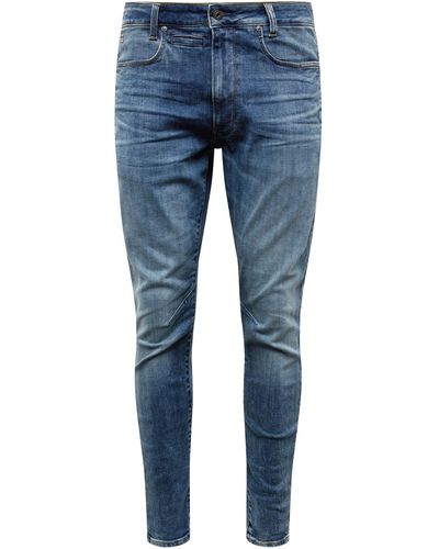 G-Star RAW Herren D-STAQ 5-Pocket Slim Jeans - Blau