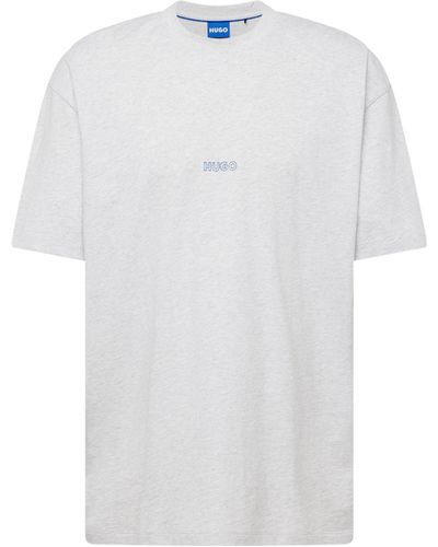 HUGO T-shirt 'nouveres' - Weiß