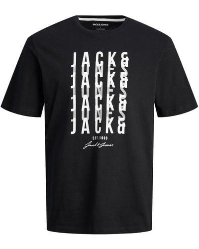 Jack & Jones T-shirt 'elvin' - Schwarz