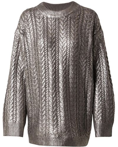 TOPSHOP – hochwertiger strickpullover - Grau