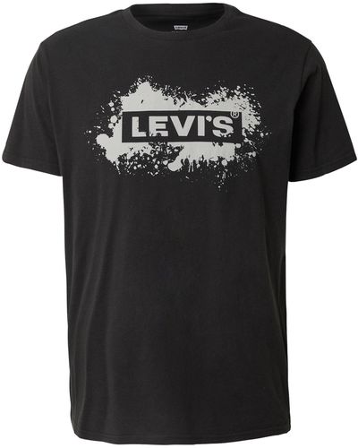Levi's Shirt 'ss relaxed baby tab tee' - Schwarz