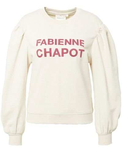 FABIENNE CHAPOT Damen - sweatshirts & sweatjacken 'flo sweater' - Weiß
