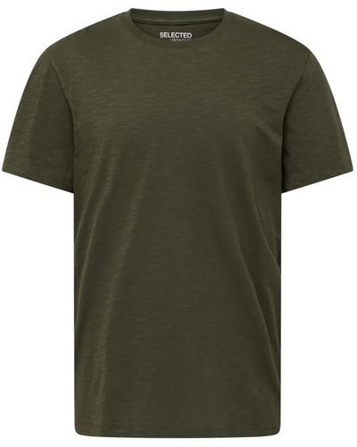 SELECTED T-shirt 'slhaspen' - Grün