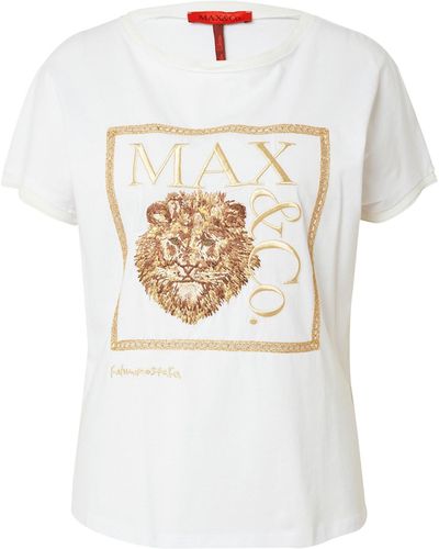 MAX&Co. T-shirt 'dream' - Weiß